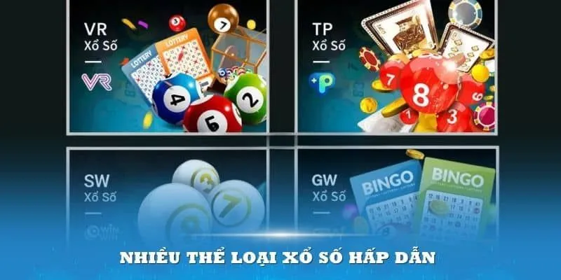 Nhiều thể loại xổ số hấp dẫn tại Bbin